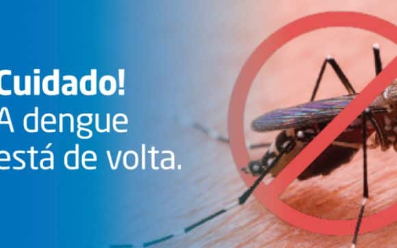 Cuidado! A dengue está de volta.